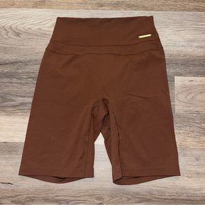 Gymshark Whitney Simmons Brown Biker Shorts